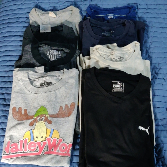 Puma Other - 8 Tee Shirts. 6 S/S, 1 L/S 1 tank. All size Medium